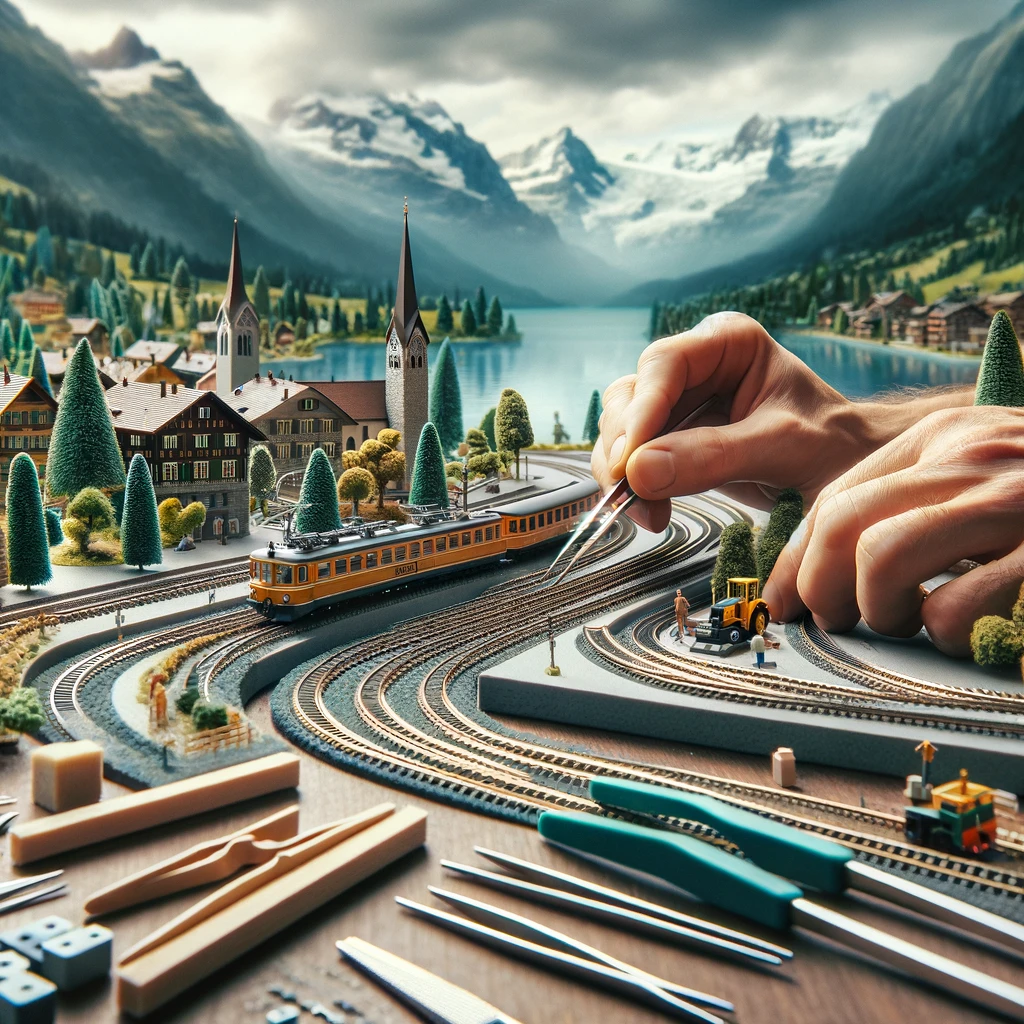 Construction de Maquette de Trains Suisses